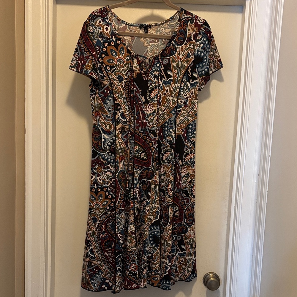 Sami & Jo Multicolor Paisley Mini Dress